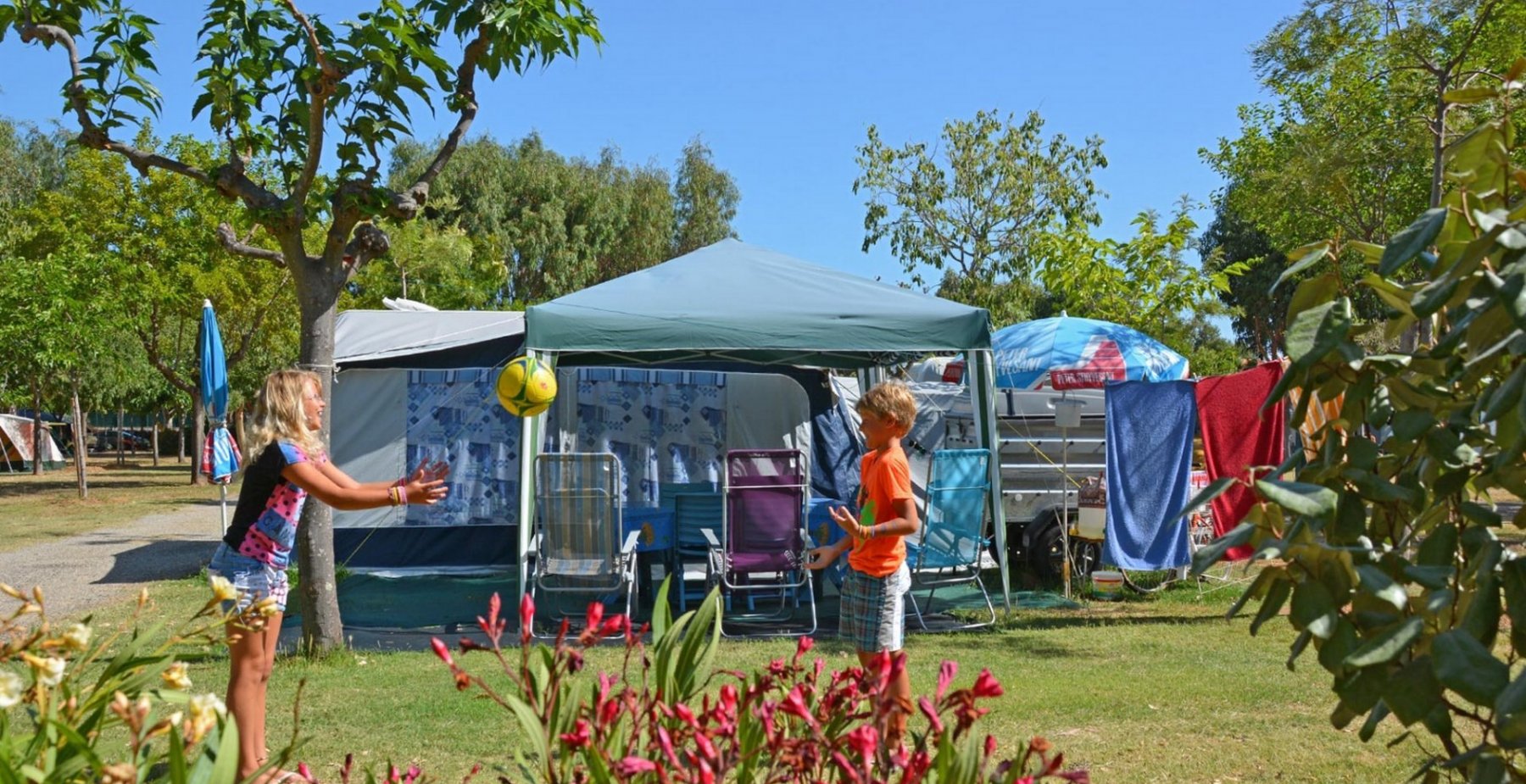 Camping pitches near the Var region's beaches