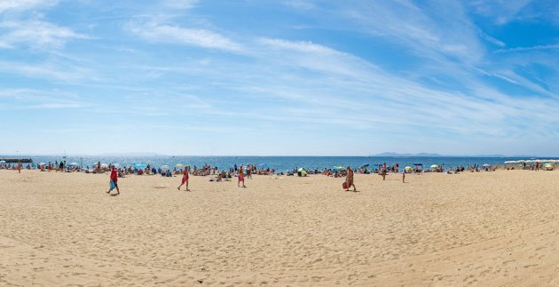 vue panoramique de la plage