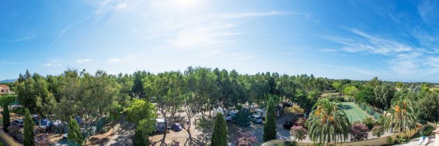 vue panoramique camping mouliere